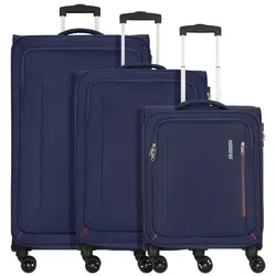 American Tourister Hyperspeed 4-Rollen Kofferset 3tlg. combat navy