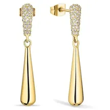 BERING Ohrstecker - Arctic Pave Gold Zirkonia - BERING Modell: 754-27-05