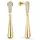 BERING Ohrstecker - Arctic Pave Gold Zirkonia - BERING Modell: 754-27-05