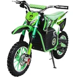 Actionbikes Motors Kinder-Crossbike Viper, Elektro-Kindermotorrad, 1000 Watt, bis 25 km/h, Scheibenbremsen, ab 6 Jahren (Grün)