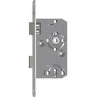 Sag Einstemmschloss 1 246000 bb,dm 55,Stulp 235x18x3mm,rechts,Stahl silber lackiert