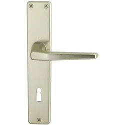 HOPPE Türdrückerpaar Frankfurt 117L Aluminium F2 ( 3000252001 )