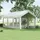 Outsunny Seitenwand für Pavillon 6 x 2 m Weiß