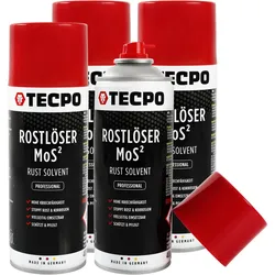 4x TECPO Rostlöser MoS2 Rostschutz Kriechöl... (9,99 € pro 1 l)