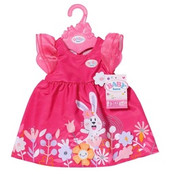 Zapf Creation® Puppenkleidung BABY born Kleid Blümchen, für Puppengröße 43 cm, Pink rosa