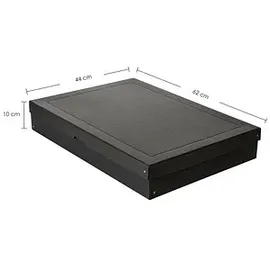 Falken Aufbewahrungsbox PureBox 44 x 62 x 10 cm 1-tlg. schwarz