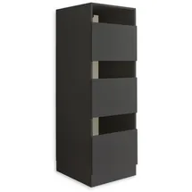 laundreezy LDO50 Wäscheschrank 50 x 162 x 67,5 cm Anthrazit Holzwerkstoff