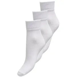 Only ONLTINE HEART TENNIS SOCK 3-PACK gold/weiß 36-41