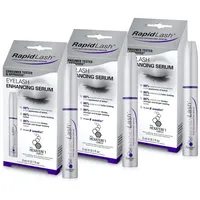 P-Beauty Cosmetic Accessories Wimpernserum Rapid/Lash Eyelash Serum zur Wimpernverlängerung 3ml, 3-tlg., Wimpernserum, Wimpernpflege, Rapid Serum