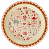 Rice Melamin Kinderteller Teller - Pink - Fun Fair Print