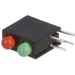 LED Array im Gehäuse, 3mm, zweifarbig, grün/rot