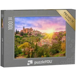 puzzleYOU Puzzle Puzzle 1000 Teile XXL „Valdemossa-Tal auf Mallorca, Spanien“, 1000 Puzzleteile, puzzleYOU-Kollektionen Spanien