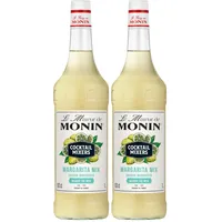 Monin Margarita Mix Konzentrat (1 x 1,0l) - Margarita Cocktail Mix für Margaritas und Cocktails mit Limette und Agave - Optimal für Bar und Zuhause (Packung mit 2)