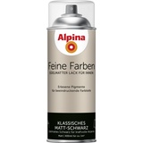 Alpina Feine Farben Sprühlack 400 ml klassisches matt schwarz