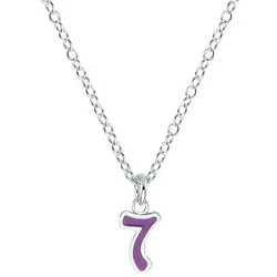 Lillifee Halskette 2035980 Silber 925/- mit Anhänger Blume und Zahl 7