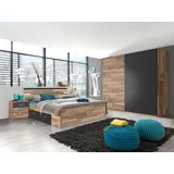 möbelando Schlafzimmer Komplettset Schlafzimmerprogramm Schlafmöbel Isobel I (2-teilig)