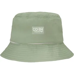 Fischerhut CHILLOUTS, Damen, Gr. S/M, grün (khaki), Kunstfaser, unifarben, casual,modisch, Hüte, mit Aufnäher