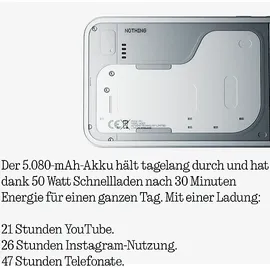Nothing Phone (4a) 8 GB RAM 128 GB Weiß