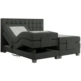 MKS Meble Motor Boxspringbett mit Bettkasten ¦ grau ¦ Maße (cm): B: 188 H: 118