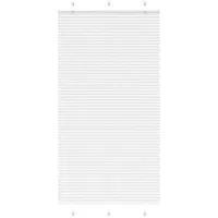 VidaXL Plissee Weiß 110x200 cm Stoffbreite 109,4 cm Polyester,