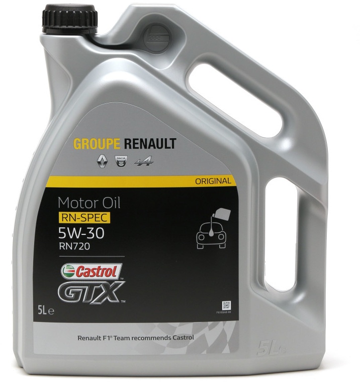 5W-30 Original RENAULT RN-SPEC RN720 Castrol GTX Motoröl 5 Liter