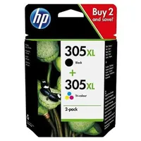 HP 305XL schwarz + CMY