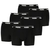 Puma Herren Boxershorts Organically 6er Pack Black / Black