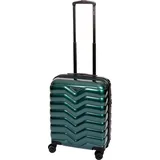 Bowatex Handgepäck Hartschalenkoffer Trolley V Grün Rollenkoffer 55 cm Cavalet BOWATEX - Grün