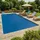 vidaXL Rechteckige Pool-Abdeckung Blau 732 x 366 cm