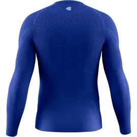 Bauerfeind Sports langarm Kompressionsshirt Herren Blau 60