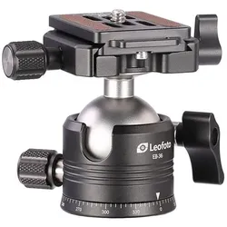 Leofoto Stativ-Kugelkopf EB-36 + Schnellwechselplatte NP-50S