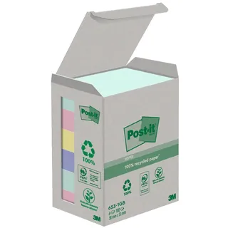 Post-it Haftnotizen Farbig Sortiert 38 x 51 mm 100 Blatt 6 Stück