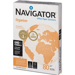 NAVIGATOR Kopierpapier Organizer 824709A80 Seiten 2fach gel. 2.500 Blatt