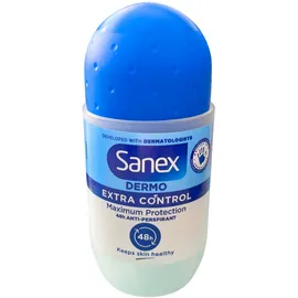 Sanex Dermo Extra Control Deodorant Roller - 6 x 50ml - Vorteilspack