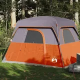 vidaXL Campingzelt 4 Personen Orange