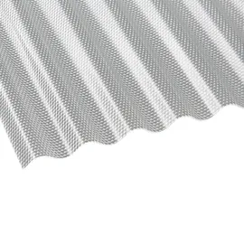 Scobalit Sinus 76/18 Acryl 250 x 104,5 cm 3 mm wabe klar