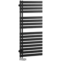 Kermi Credo Half flat 600 x 1800 mm 844 W schwarz G 1/2