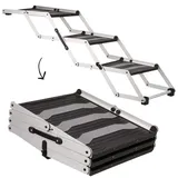 Trixie Hundetreppe 3-stufig Schwarz 37 x 57 x 120 cm