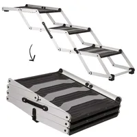 Trixie Hundetreppe 3-stufig Schwarz 37 x 57 x 120 cm