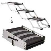 Trixie Hundetreppe 3-stufig Schwarz 37 x 57 x 120 cm