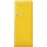 Smeg Kühl-/Gefrierkombination FAB28RYW5, 153.0 cm hoch, 60.1 cm breit, Retro gelb
