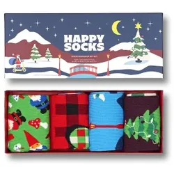Happy socks 4P Santas Workshop Socks Gift Set Mixed Baumwolle Gr 41/46