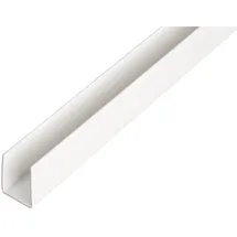 GAH Alberts U-Profil PVC 2 m 10 x 10 x 1 mm weiß