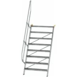 MUNK Aluminium-Treppe Stufen 60° 8 Stufen