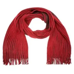 Ripp Schal MB7989, dunkelrot/anthrazit - rot