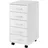 [en.casa] Stockholm Rollcontainer 63 x 33 x 38 cm weiß