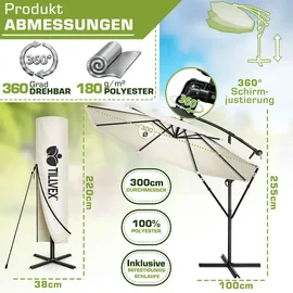 tillvex Ø 300 cm Beige