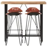vidaXL Bar-Set 120 x 150 cm Braun