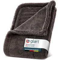 Glart Twist Auto Trockentuch XXL (80x55cm) - Premium, extra saugstark, kratzerfrei. Ideal vor Autopolitur & nach Felgenbürste. Großes Mikrofaser-Trockentuch für Auto & Motorrad, fusselfrei