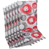 GO-DE Hochlehner Auflage 120 x 50 x 6 cm rot 6-tlg.